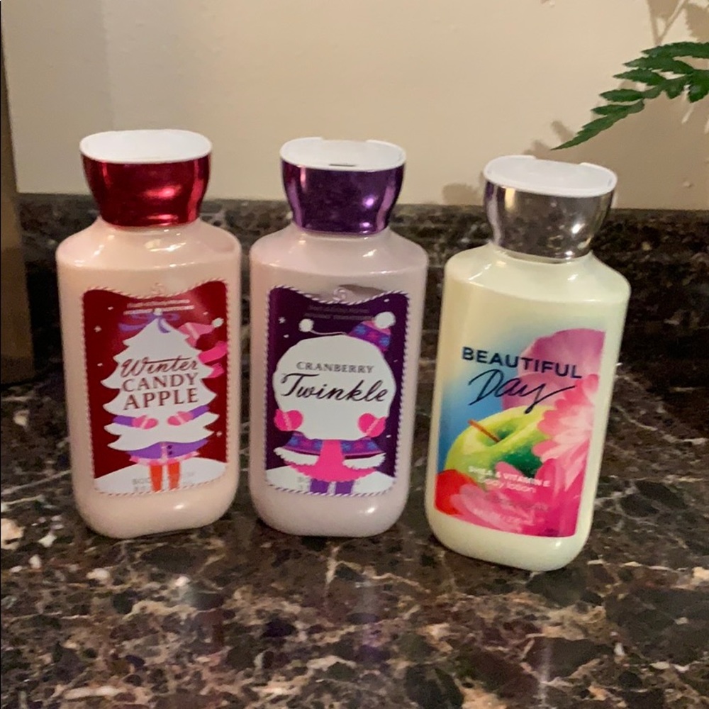 Bath and Body lotions
